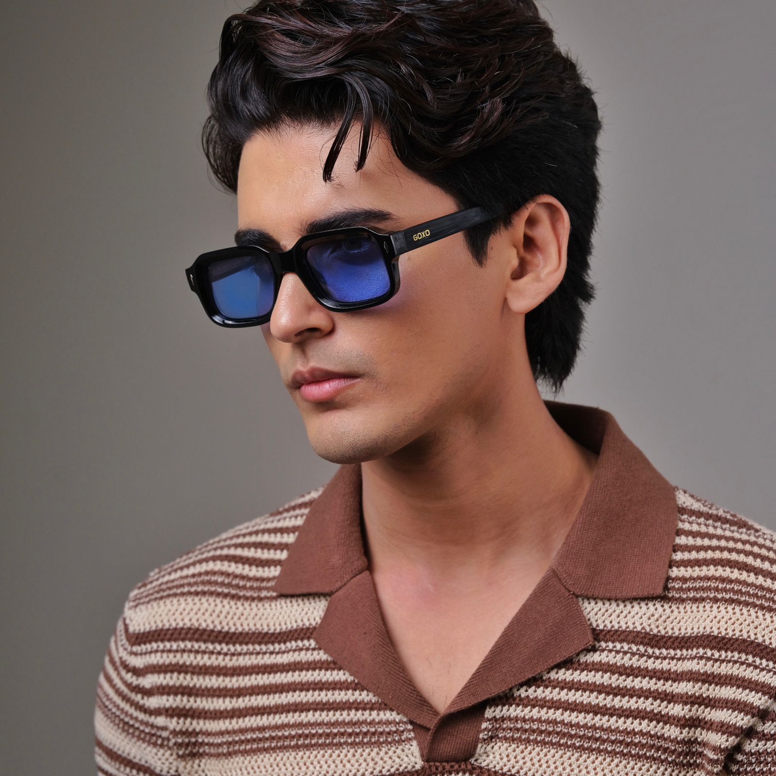 Square Blue Polarized 385
