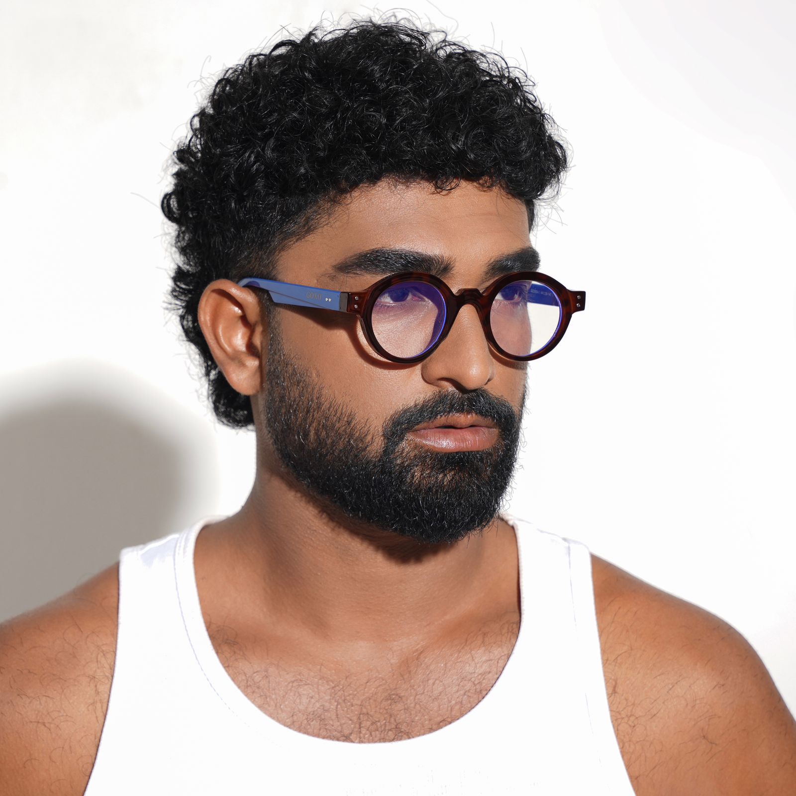Round Blue-leo frames 299
