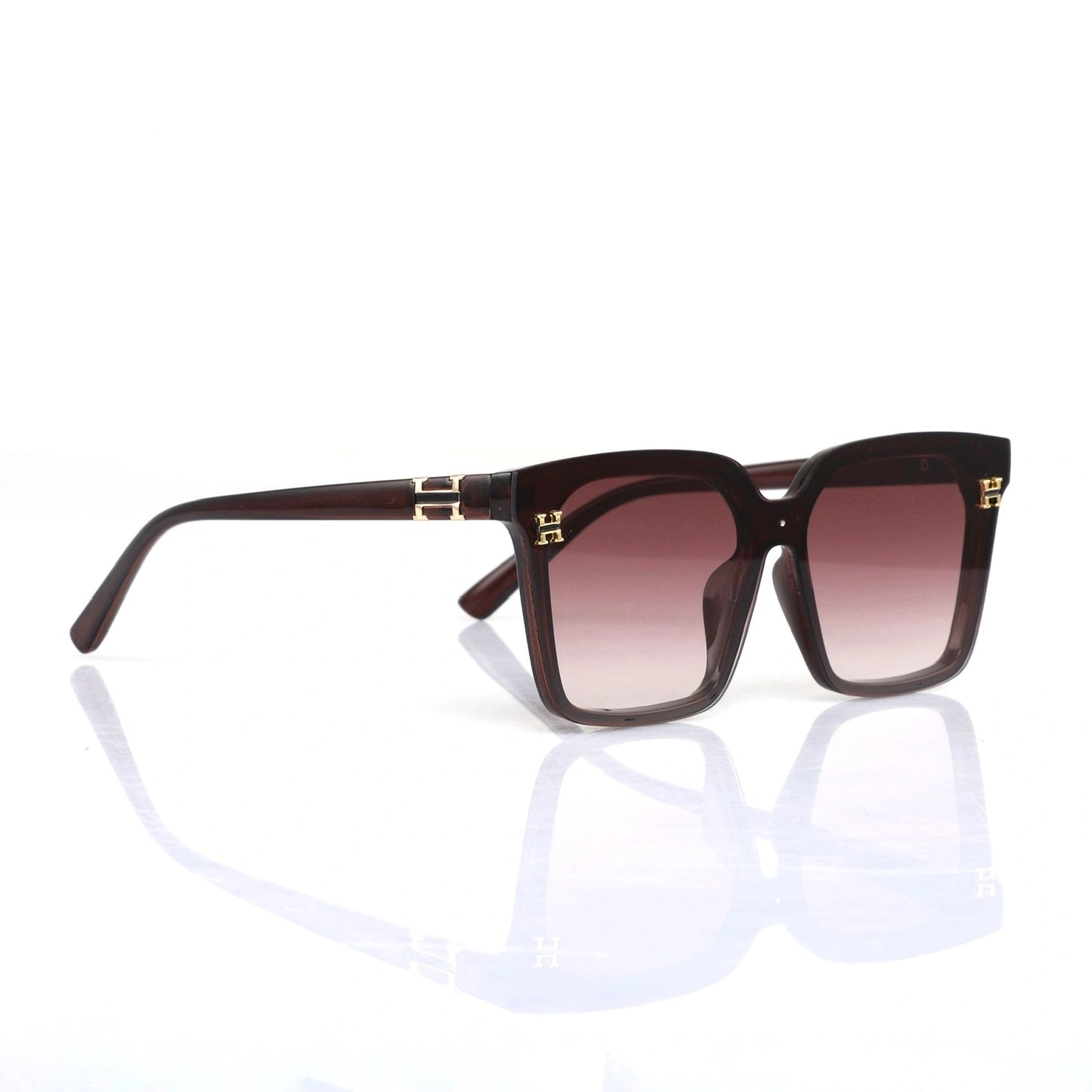 LADIES SUNGLASSES BROWN SQ