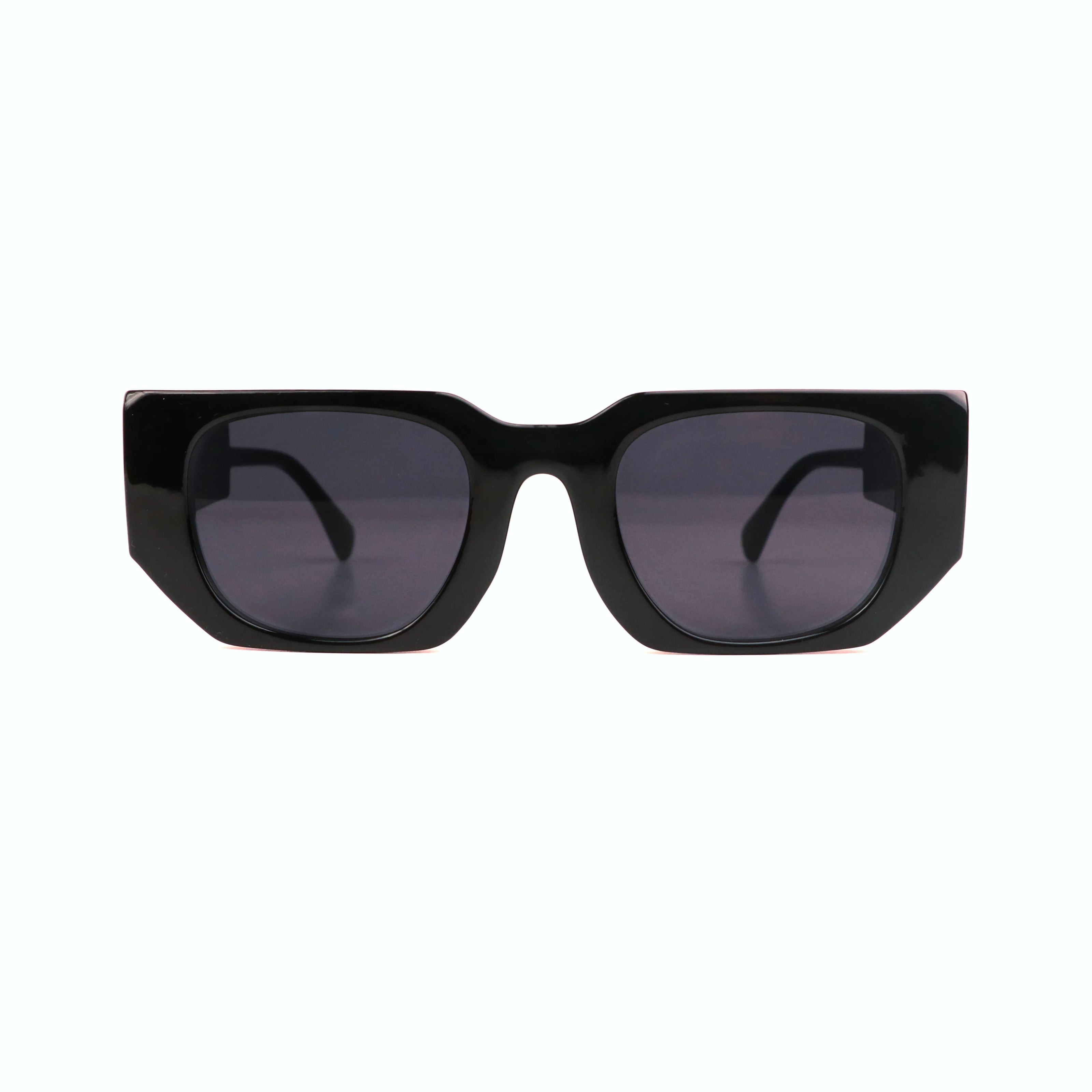 Boxy Black Wide Sunglass 107