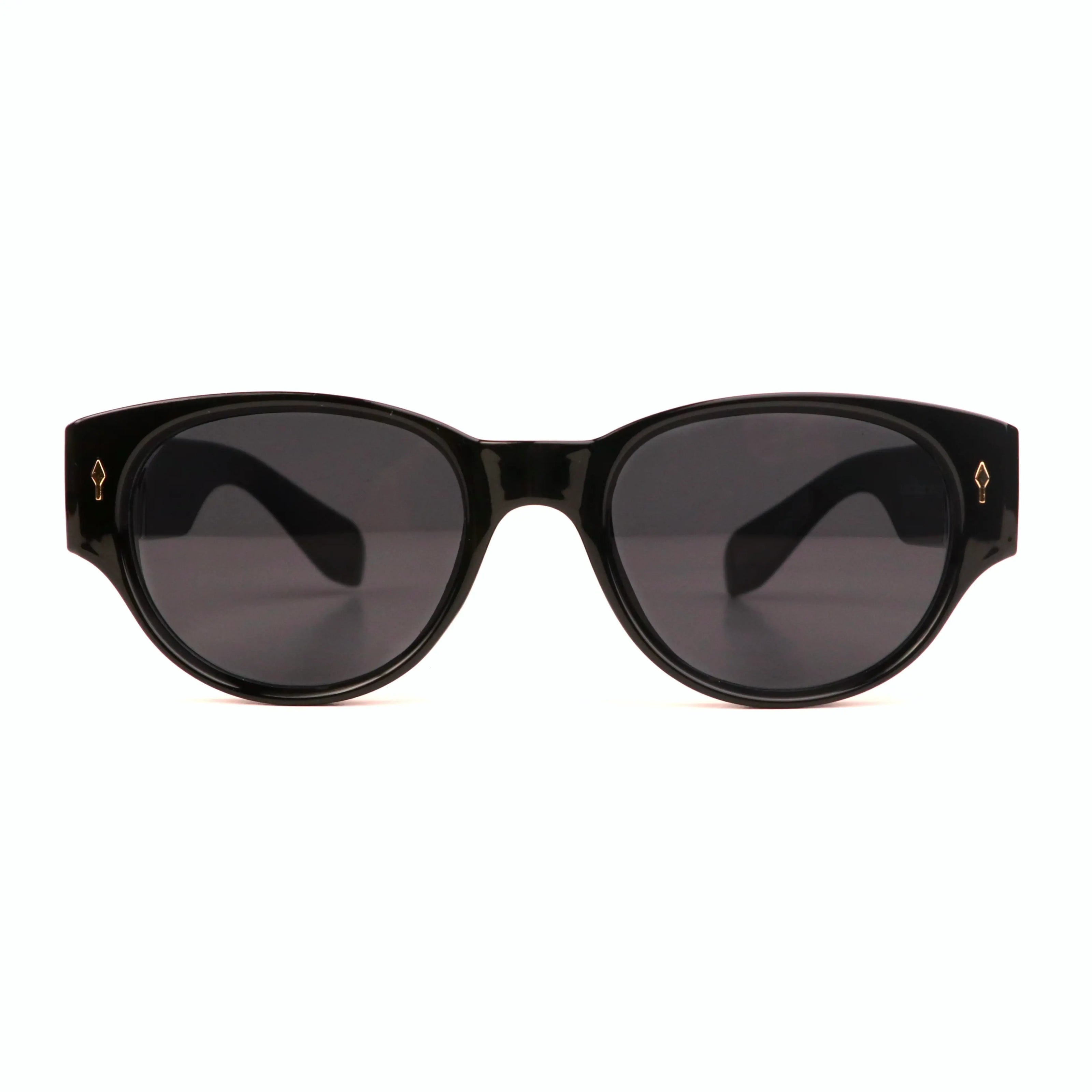 Wide side & thick sunglass 704 -Black