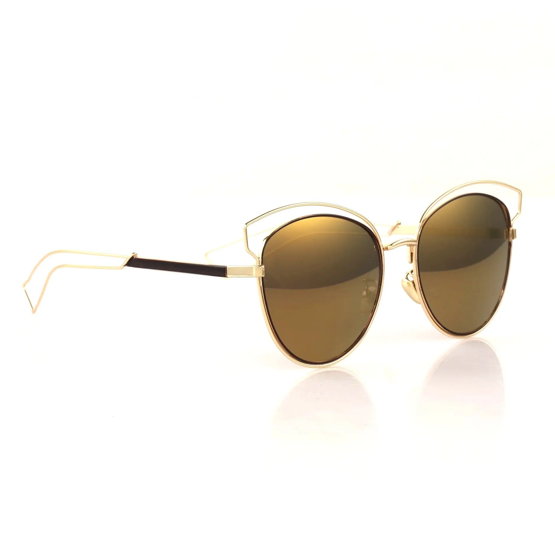 Gold Reflective Sunglasses