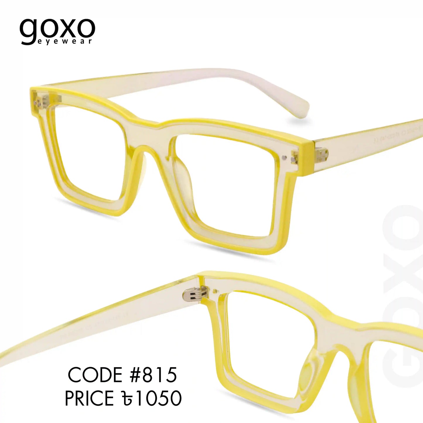 Yellow Transparent frames 815