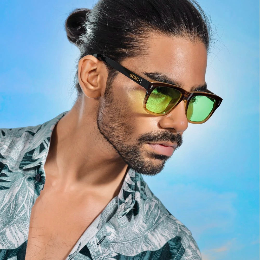 Square brown-parrot sunglasses 120