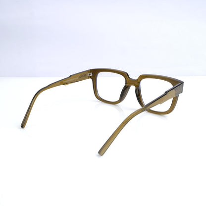 Square olive frame 656