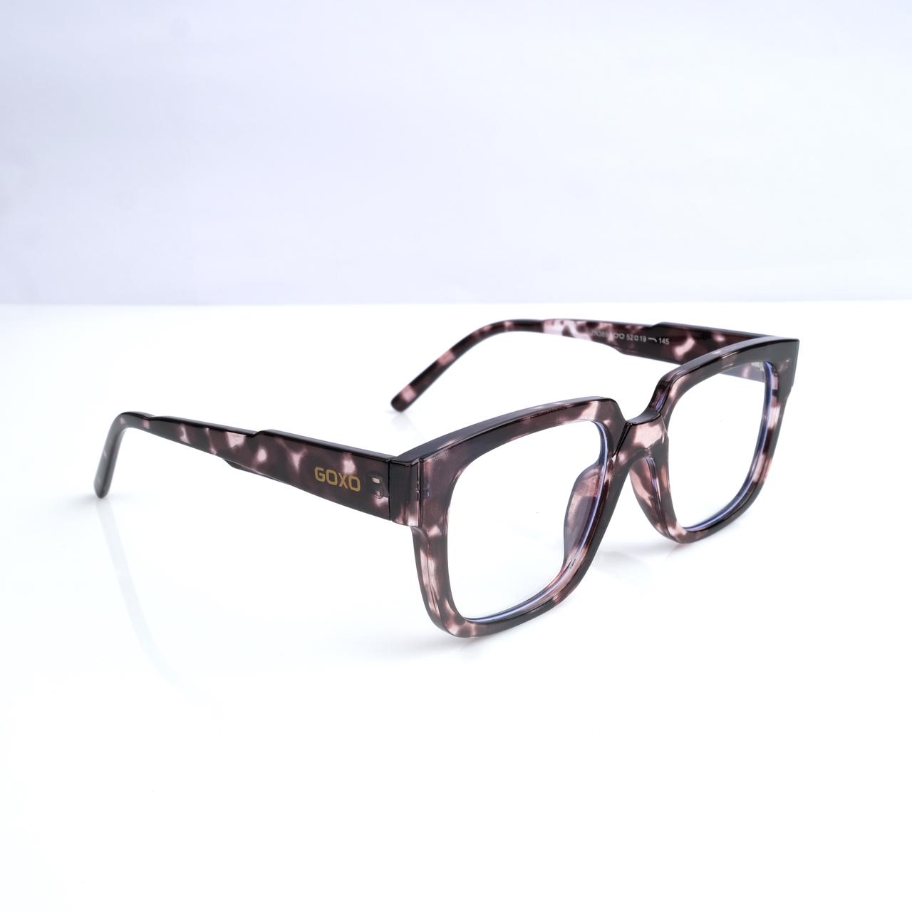 Square leopard frame 655