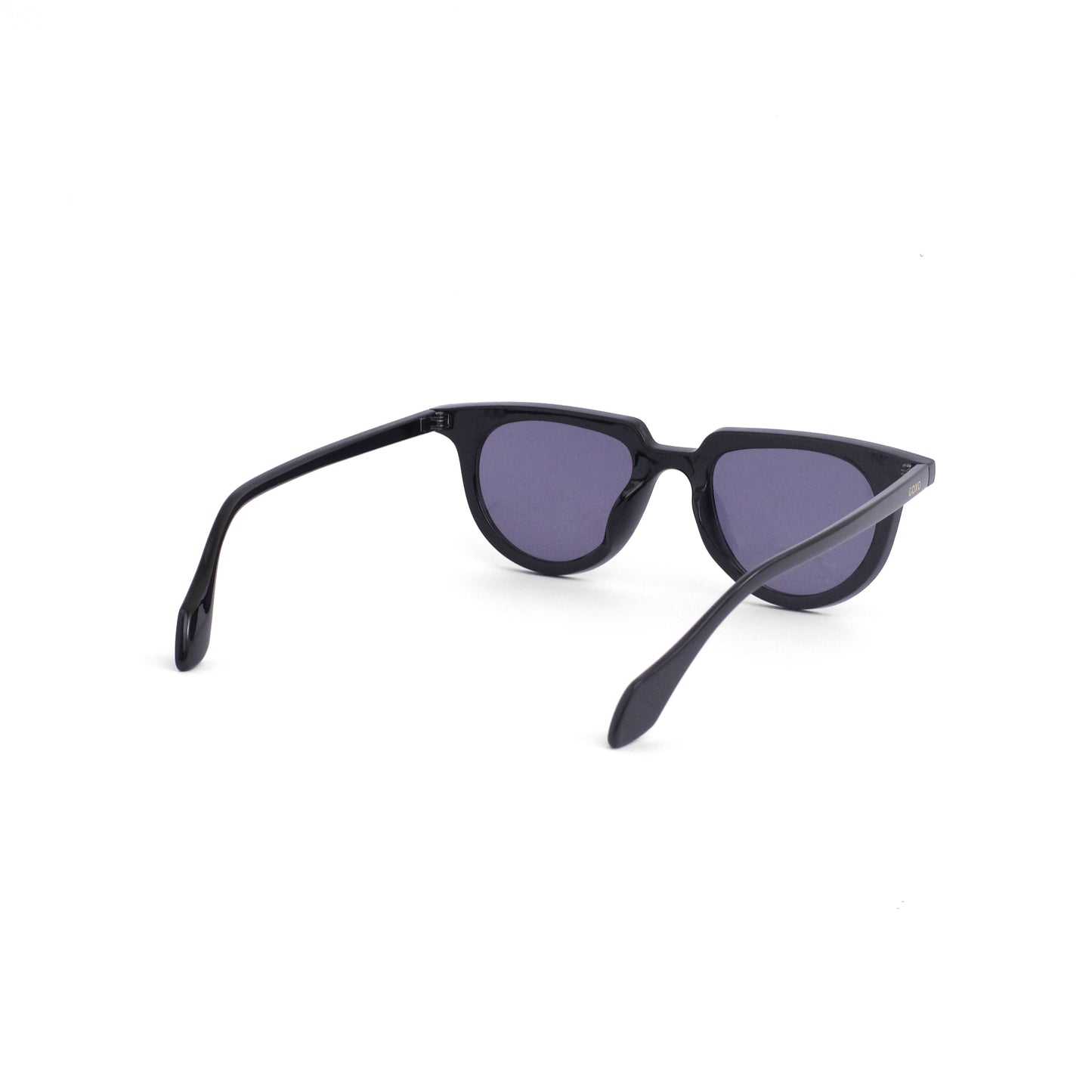 Retro black round sunglass 805