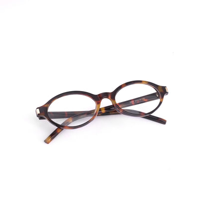 778 Unisex oval leopard frame