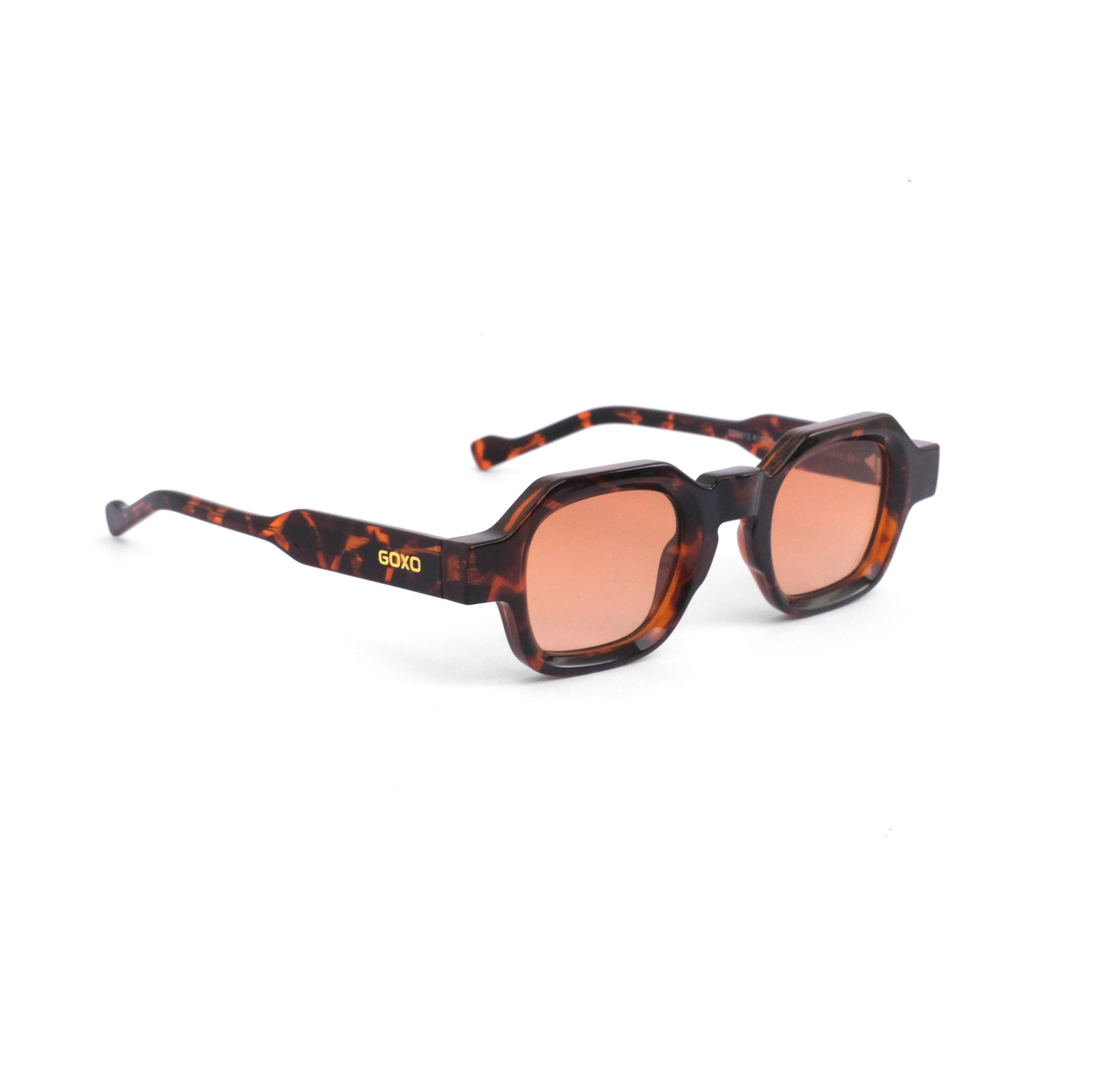 Minimal hexa leopard sunglass 847