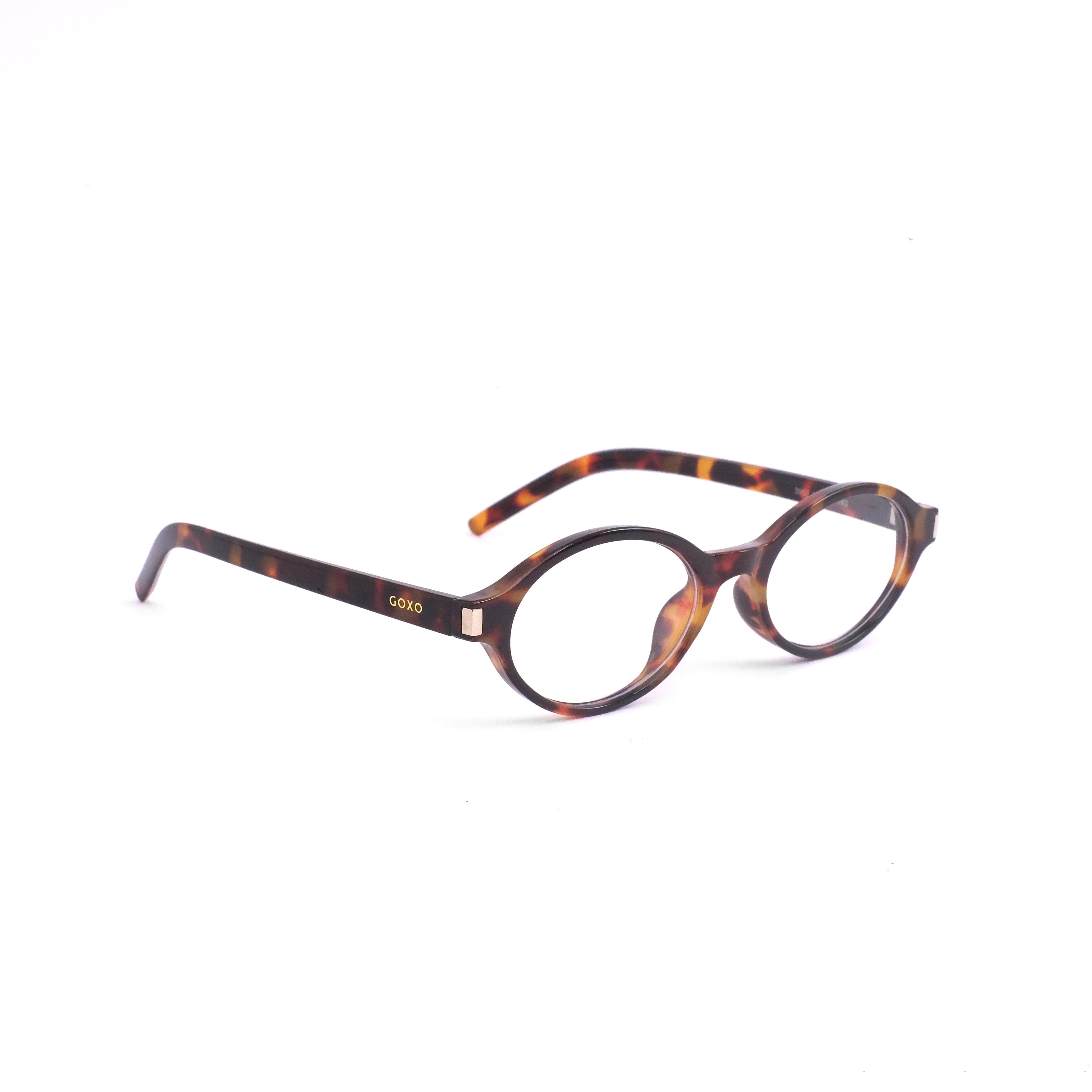 778 Unisex oval leopard frame