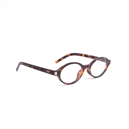 778 Unisex oval leopard frame