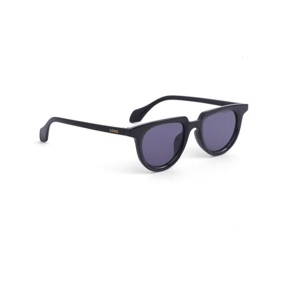Retro black round sunglass 805