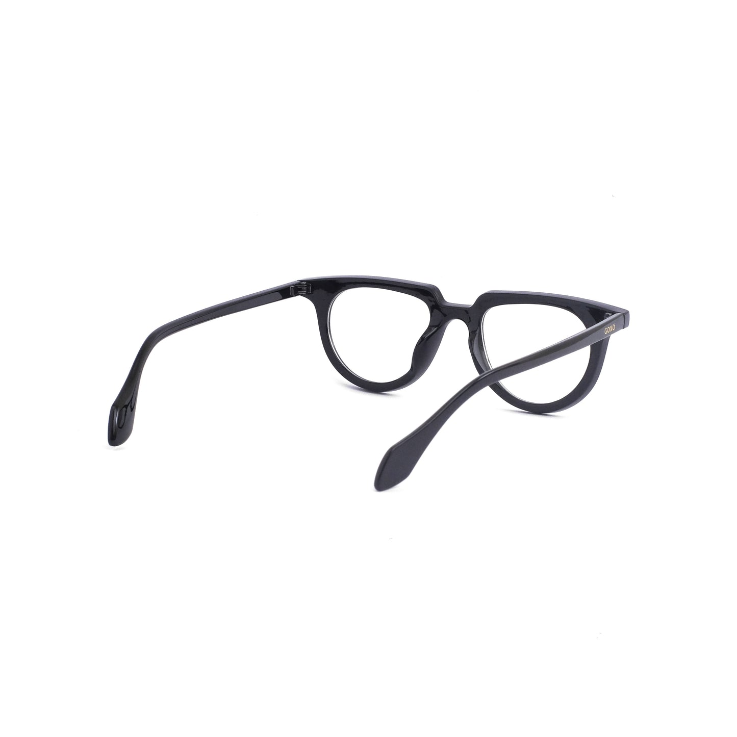 Retro black round frame 806