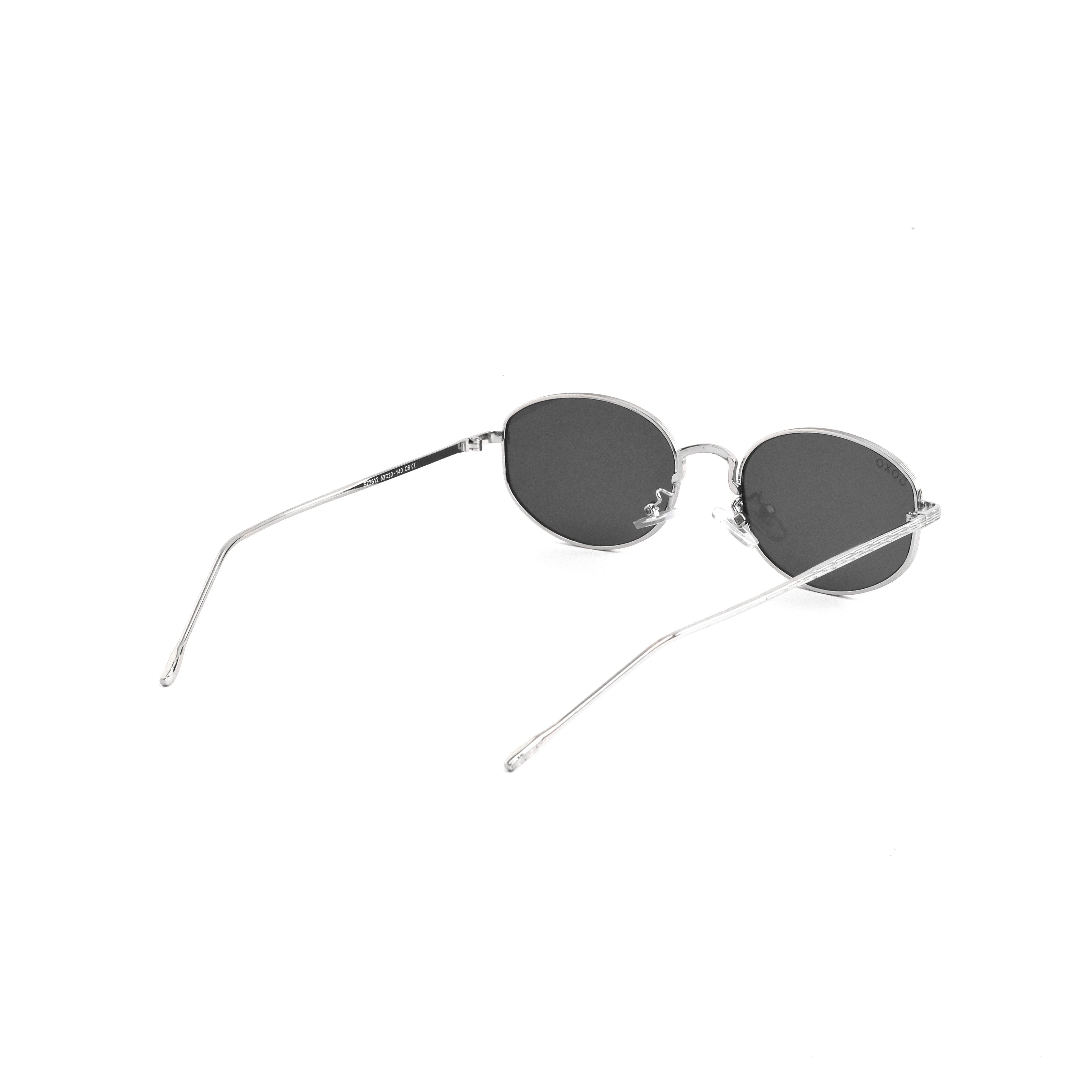 850 Metalic oval shades black