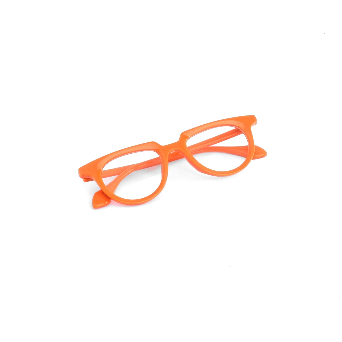 Retro orange round frame 807