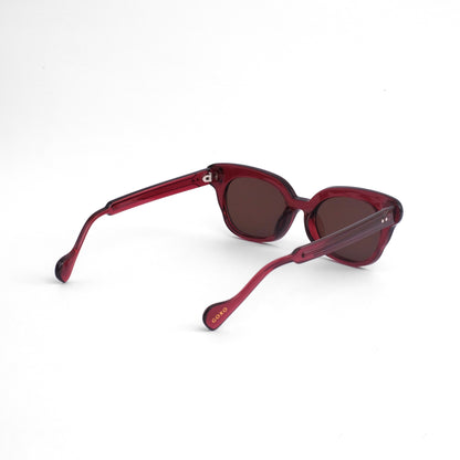 780 Butterfly ladies maroon sunglass