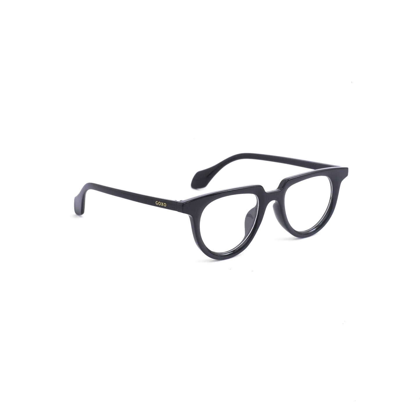 Retro black round frame 806