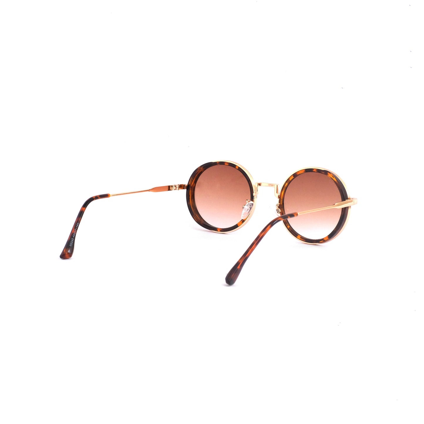 Round golden-brown sunglass 819