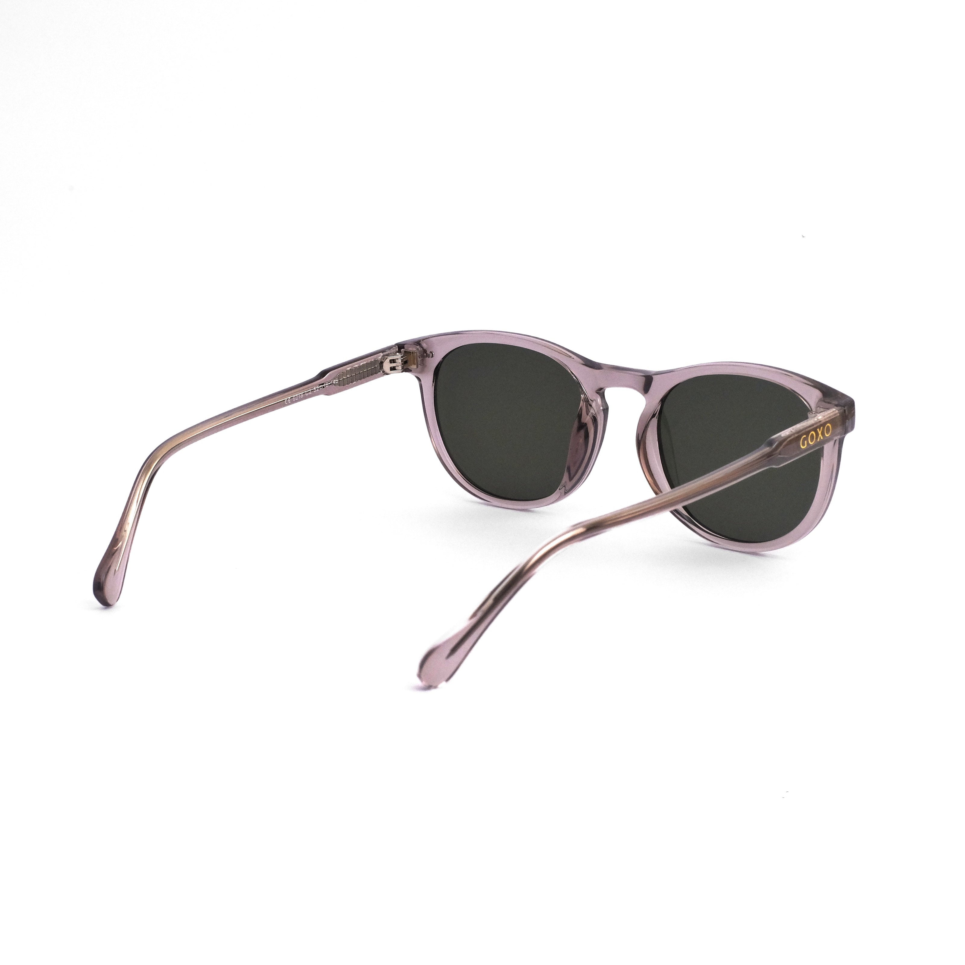 815 Metro gray-green round sunglass