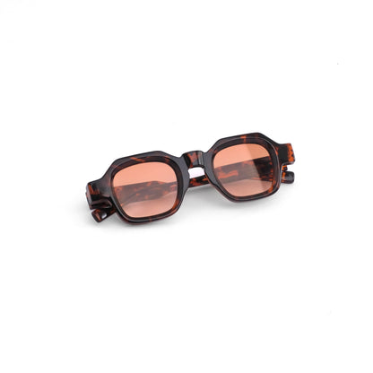 Minimal hexa leopard sunglass 847