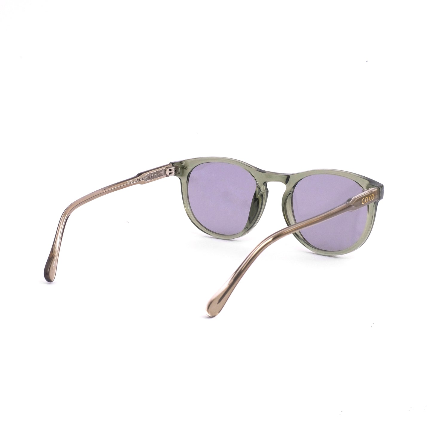 813 Metro olive round sunglass