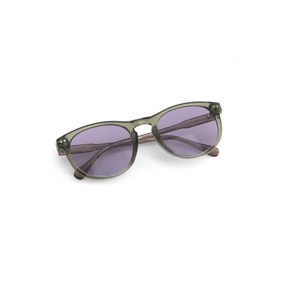 813 Metro olive round sunglass